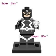 50 шт. супергерой черный болт строительные блоки экшн-блоки, друзья для девочек и мальчиков дом игры дети детские игрушки