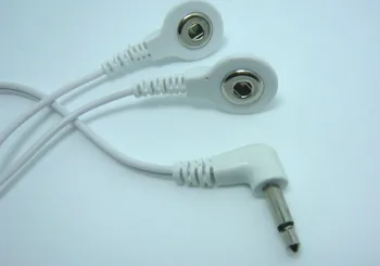 

Free shipping 1000pcs/lot DC 3.5MM 2 in 1 Head electrode wires /cable for digital device and TENS machine