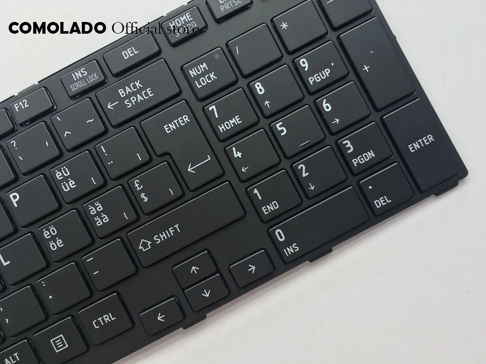 SW Swiss keyboard For Toshiba Tecra R850 R950 R960 With Point black Laptop Keyboard SW Layout (2)