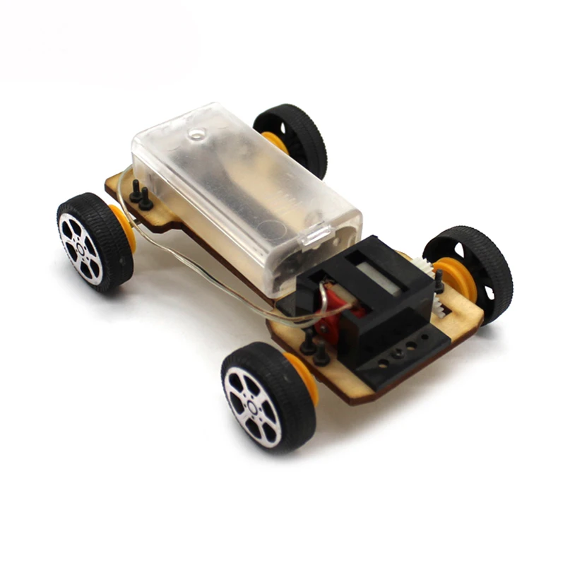 DIY kit Hand-Made Car Toy Suit 12*4*9cm 4WD Smart Robot Car Tank Châssis Jouet