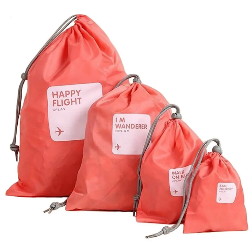 ISKYBOB 4 шт. Упаковка Куб дорожная сумка система прочный один комплект большой емкости сумки унисекс сумка для организации и сортировки одежды дорожная сумка