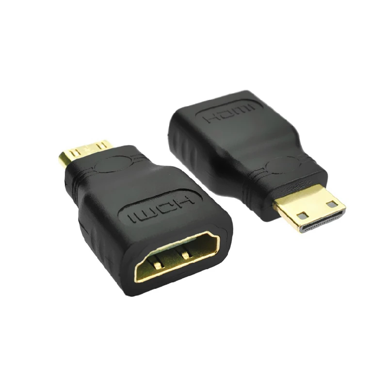 Rankman 5pcs/lot  Mini Micro HDMI to HDMI Adapter Converter Cable Male to Female 1080P Cables for TV PS3 projector