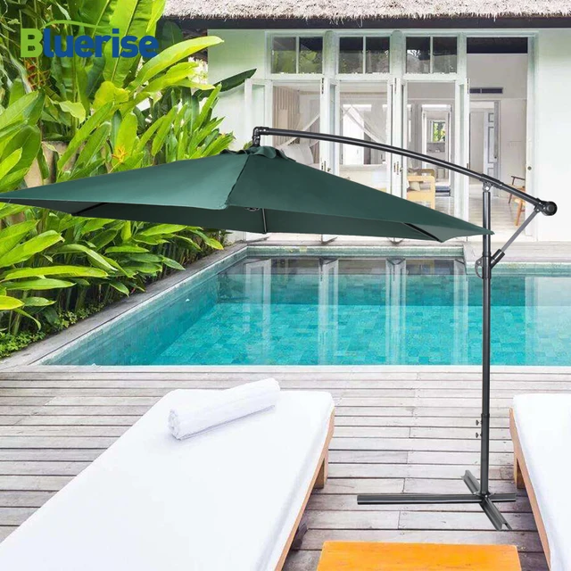 BLUERISE Modern Outdoor Umbrella Garden Patio Sunshade 6 Bones BLUERISE Modern Outdoor Umbrella Garden Patio Sunshade 6 Bones Folding Advertising Beach Garden Tent Umbrella Villa - BLUERISE Modern Outdoor Umbrella Garden Patio Sunshade 6 Bones