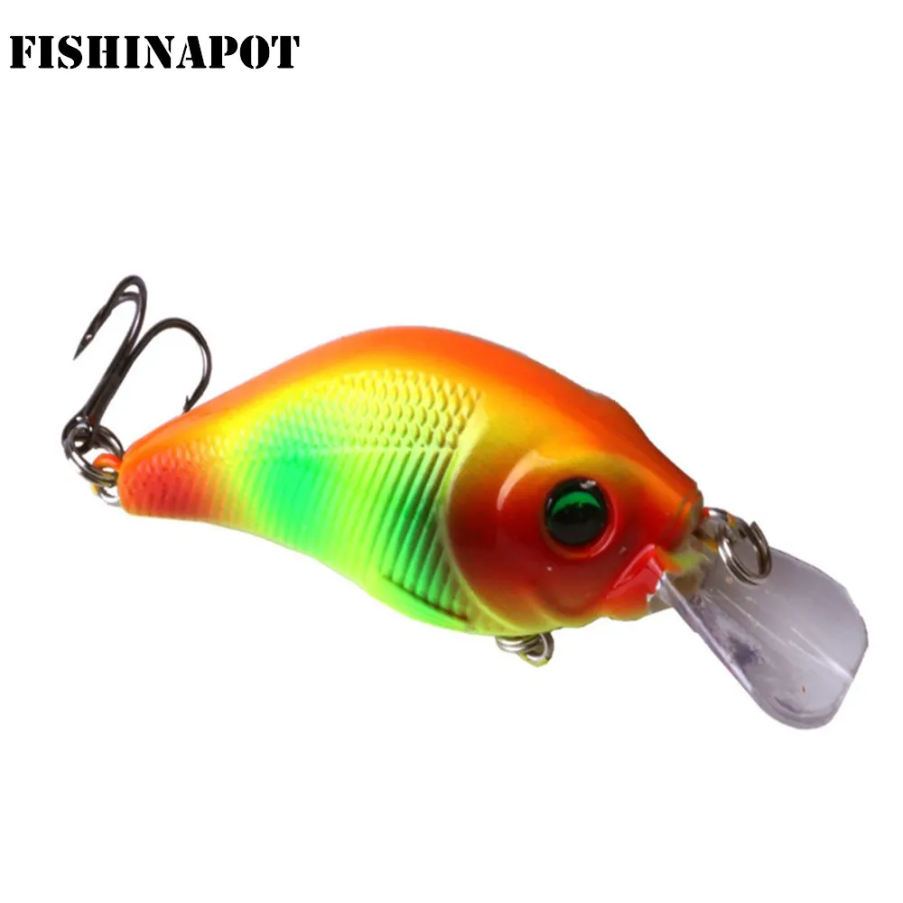 FISHINAPOT Crank Fishing Lure 7.5cm/11g Crankbait Hard Bait Artificial Wobblers Bass Pike Japan Top water Fishing Accessories|Fishing Lures| - AliExpress