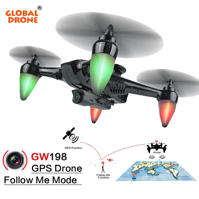 Buy Global Drone RAY GW198 Professional GPS Brushless Dron Hover Quadcopter