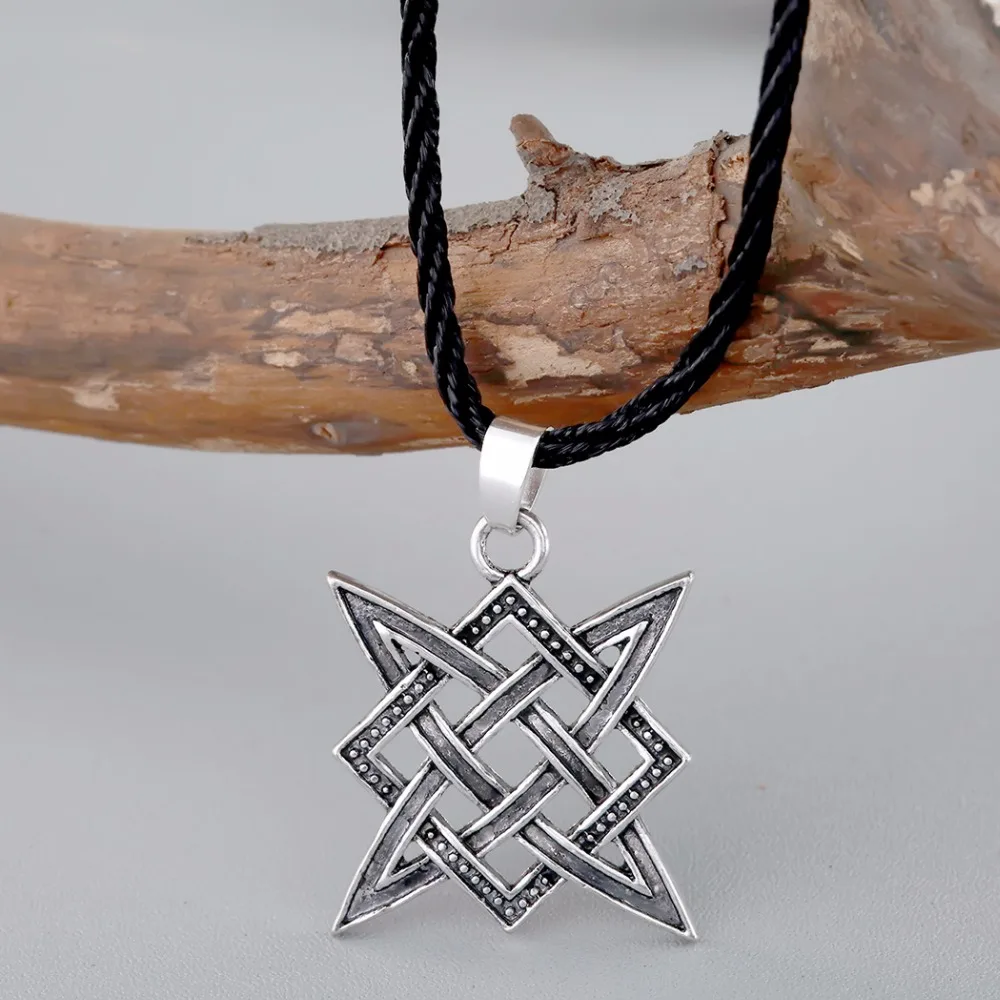 Славянская норвежская Valknut Viking Svarog квадратная подвеска звезда рус амулет