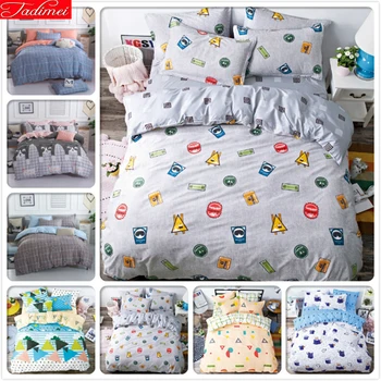 

3pcs 4 pcs Winter Warm Bedding Sets 1.5m 1.8m 2m 2.2m Bed Linens Single Double Twin Queen Size Duvet Cover Flat Sheet Pillowcase