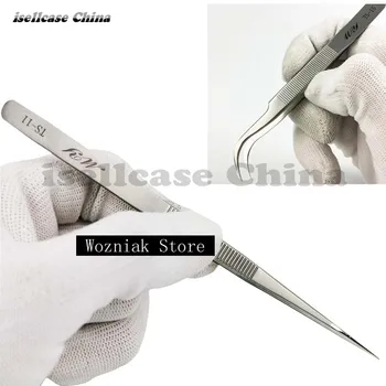 

High Precision Anti-static Tweezers Pipefish Stainless Steel Clamp for iPhone Samsung Motherboard PCB Chip Repair Free Shipping