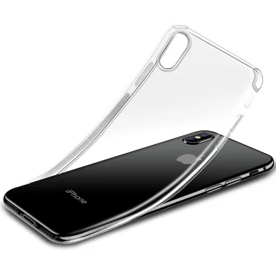 Clear TPU Silicon Case for iPhone XS Case for iPhone X XS Max XR SE 6 6S 7 8 Plus Ultra Thin Protective Transparent Soft Covers