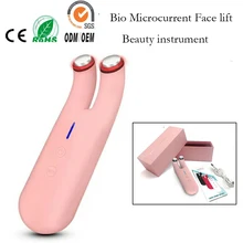 Электронная RF EMS Био Микротоковая Стимуляция коллагена для подтяжки кожи лица и подтяжки глаз средство для удаления морщин инструмент для красоты