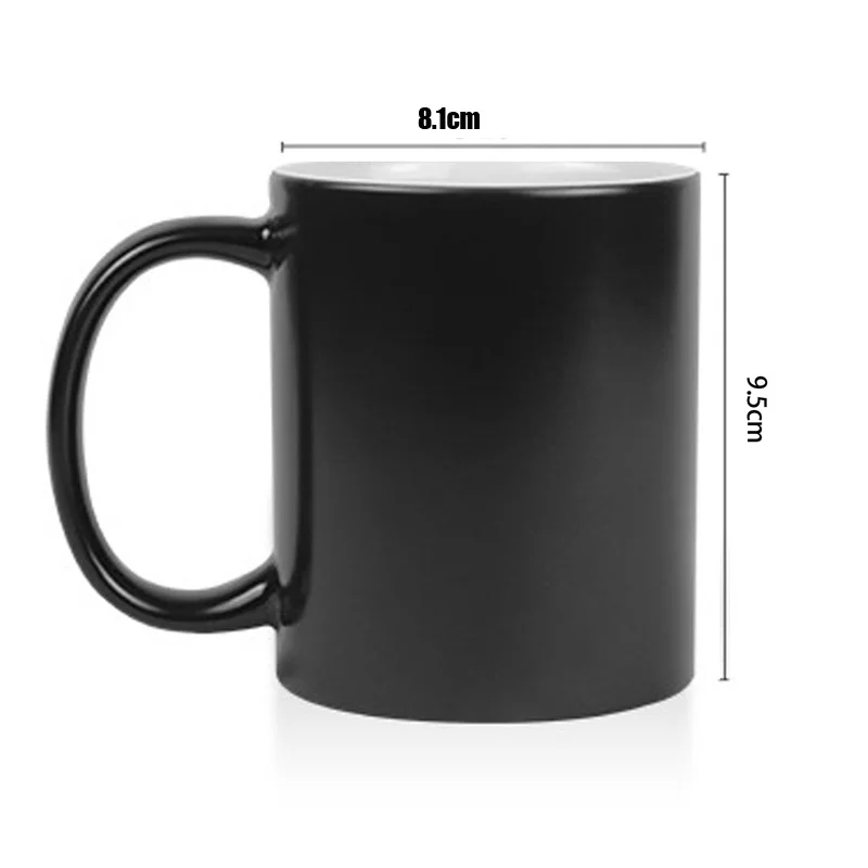 Индивидуальная, индивидуальная, меняющая цвет, волшебная кофейная кружка, керамическая чайная чашка с вашим фото текстовым логотипом