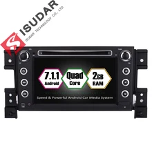 Android 7.1.1 Two Din 7 Inch Car DVD Player For SUZUKI/Grand vitara 2005- RAM 2G ROM 16GB GPS Navigation Radio WIFI FM
