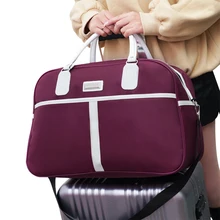 Оксфорд водонепроницаемый женские туристические, ручные сумки большой емкости Вещевой мешок на плечо дорожные сумки для женщин 14T