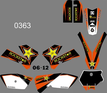 

3M 0363 Motorcycle Team Graphic & Backgrounds Decal Stiker Kits for KTM SX85 2006 2007 2008 2009 2010 2011 2012