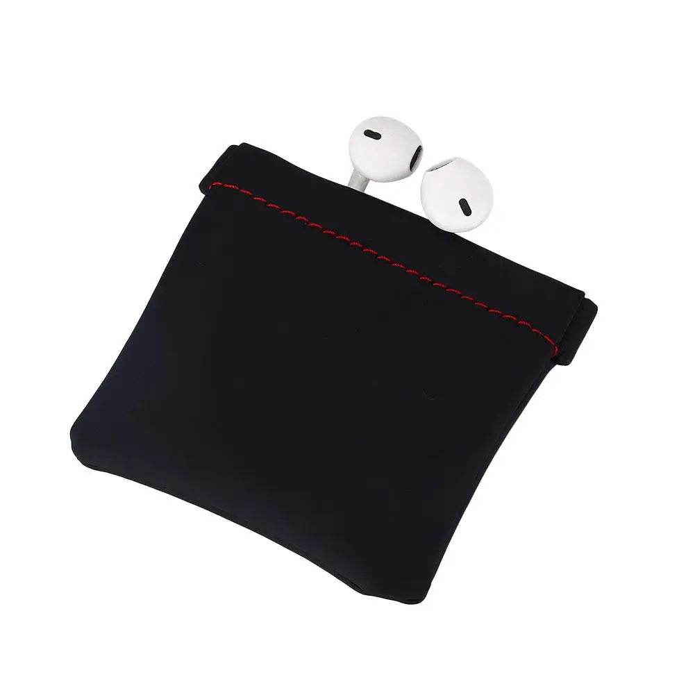 Earphone Storage Bag Earphones Accessories PU Carrying Pouch Headset