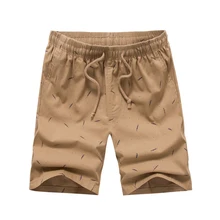 Прямая новые модные мужские Летние Шорты хлопковые пляжные шорты мужские повседневные пляжные шорты 30-36 CYG358