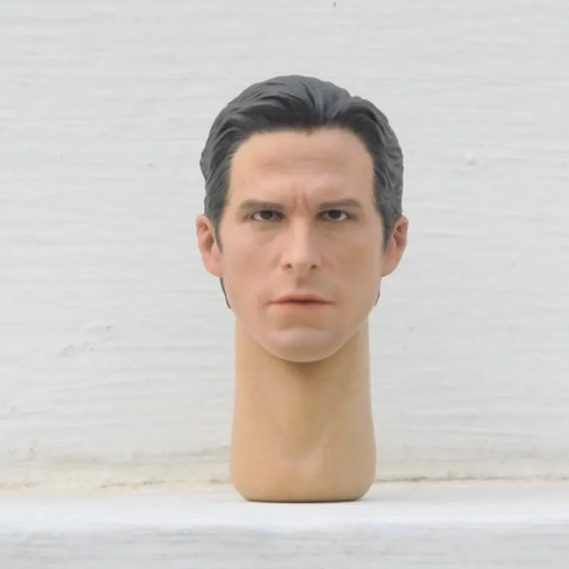 

1/6 Christian Bell Batman Wayne Head Without Neck Connector For 12" Collectible Action Figure DIY