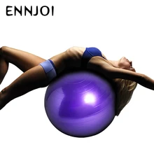 Фитнес йога мяч 65 см гладкой тренажерный зал упражнение Пилатес Йога мяч с насосом для Фитнес прибор упражнения баланс дома