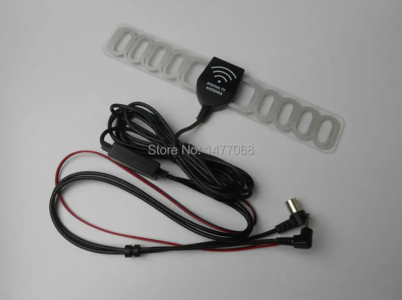 New Built-in Signal Amplifier Car Active Analog TV Antenna Auto Receivers RF & DC3.5 Connector