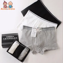 3 шт./партия, детское нижнее белье с героями мультфильмов трусы-боксеры из органического хлопка для мальчиков мягкие трусы для мальчиков TNM0095