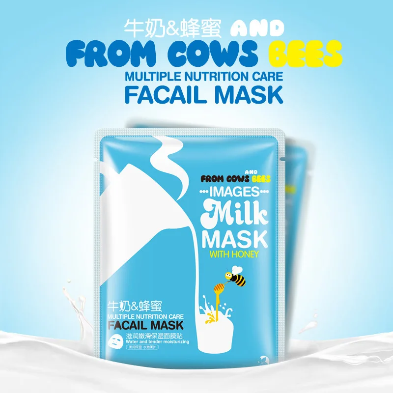 Online Bioaqua Milk Beberapa Perawatan Nutrisi Air dengan Madu Tender Pelembapan Masker Wajah Masker Hitam Masker Masker Wajah Perawatan Kulit Korea