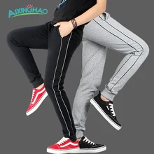Aixinghao Boys Sports Pants Teenage 100 Cotton Kids Trousers 6 8 10 12 Children Pants