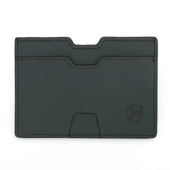 

THINKTHENDO 2019 New Fashion Men RFID Blocking Leather Slim Wallet Money Elastic Band Credit Card Holder Pocket