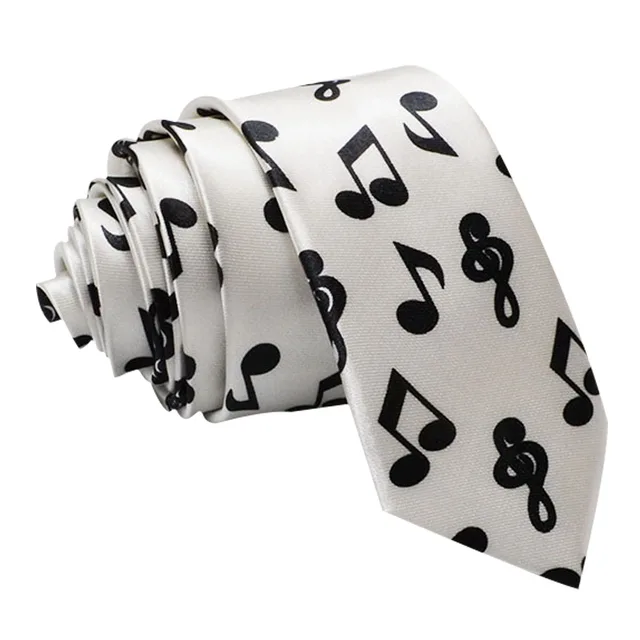 Charming cool Cute 5cm Music Note Ties Musical Tie Music Notes Music