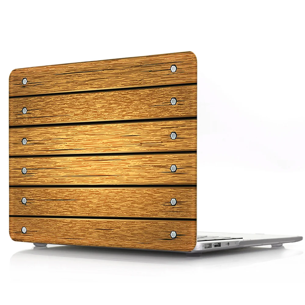 

Viviration Charming Wood Grain Hard Shell New Plastic Cover Case For MacBook Air Pro Retina 11 12 13 15 13.3 inch A1707 A1708