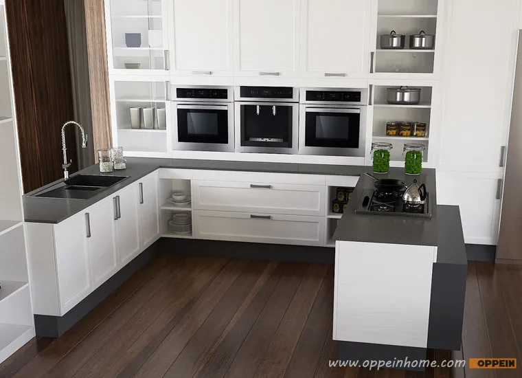 2015 Custom Wood Furniture Modern Kitchen Cabinets Made in China