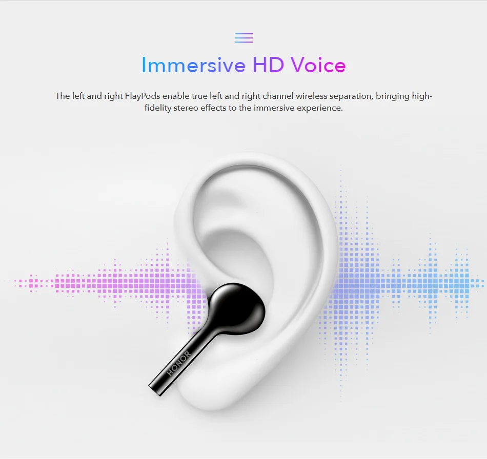 huawei Honor FlyPods Lite, Bluetooth, настоящая Беспроводная стереогарнитура, наушники ENC, автоматическая пауза, управление нажатием, IP54, водонепроницаемые