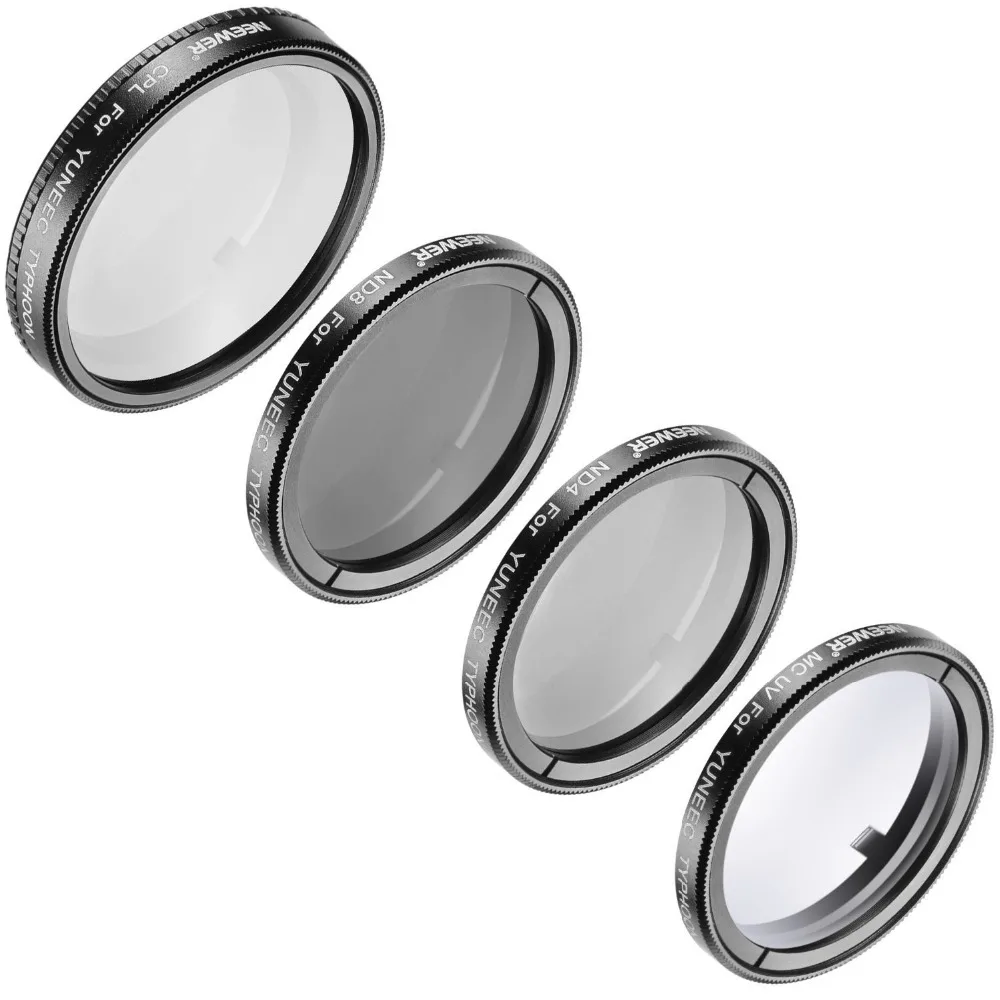 Neewer 4 Pcs Multi coated Protection Lens Filter Kit for Yuneec