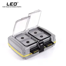 Leo Водонепроницаемая коробка для рыболовных снастей 27199 рыболовная микро свинцовая фурнитура коробка магнитный крючок чехол Pesca 105 мм* 85 мм* 39 мм