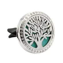 Автомобильный Стайлинг, 6 стилей, из нержавеющей стали, автомобильный освежитель воздуха, эфирное масло, диффузор, Подарочный медальон, Декор