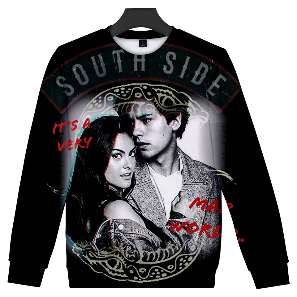 

WEJNXIN Hot TV Riverdale 3D Hoodies Men Women Fashion Riverdale South Side Serpents Hoodies Sweatshirt 3D Riverdale Clothing