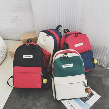 

New Fashion Women's Men's Backpack Leisure Couple Bag Backpack Ladies Travel Bag Large Capacity Campus Style Backpack