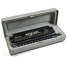 Swan Brand Chromatic Harmonica 12 Hole 48 tone Harp Armonica 12 Black Master Instrument Harpe Swan Chromatic Harmonica 1248