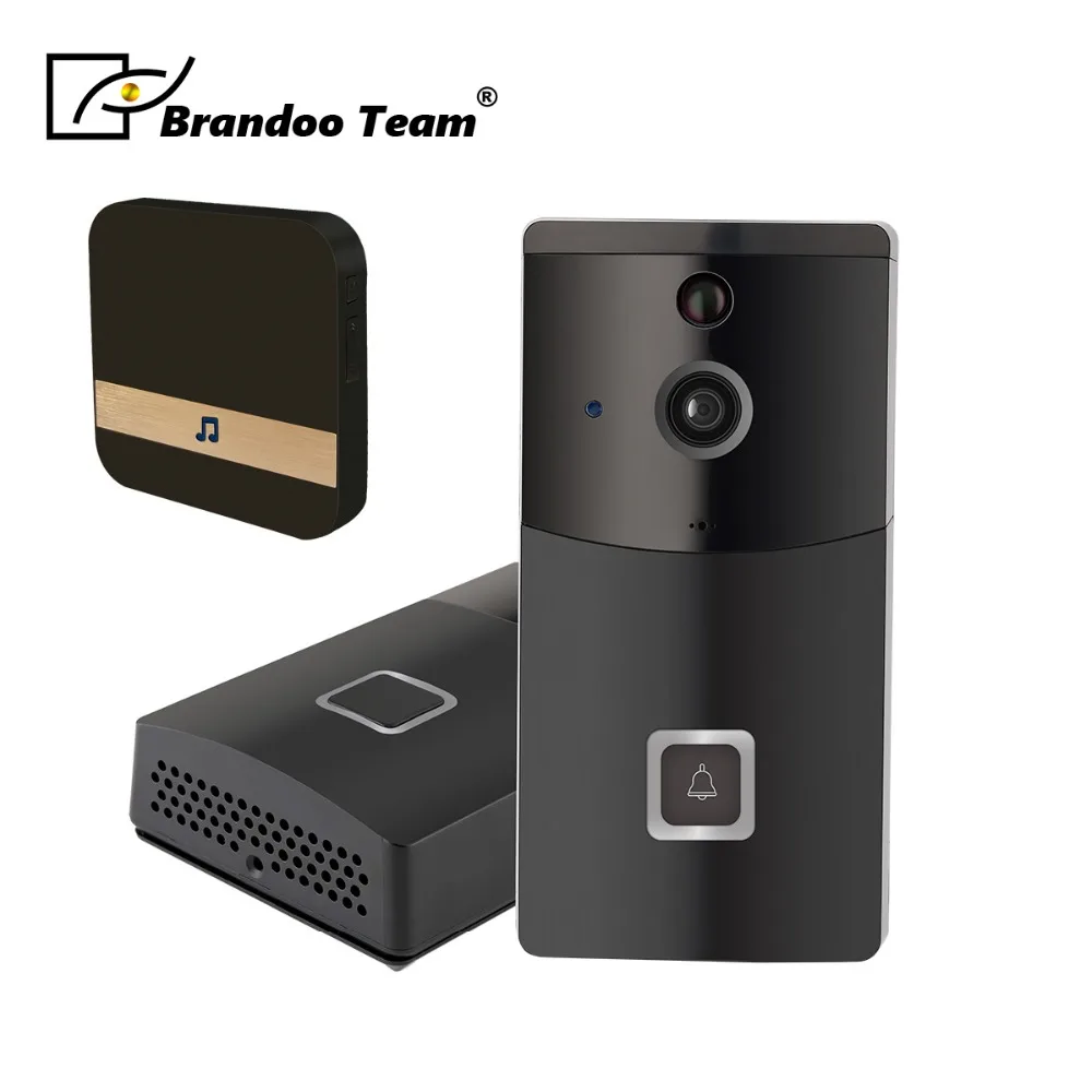 

BRANDOO Wifi Electronic Doorbell 720P Camera Video Phone Security camera Wireless Door phone Two way Audio