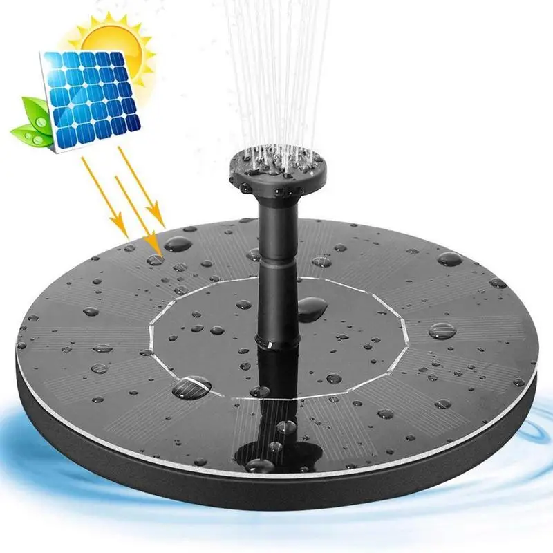 

7v Solar Water Fountain Watering Kit Power Solar Pump Pool Pond Submersible Waterfall Solar Panel Water Fountain For Garden