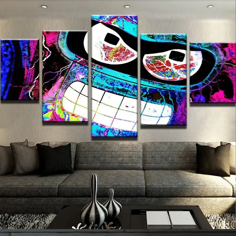 WALL Decor HD Print 5p ABSTRACT BENDER CANVAS SET Wall Art Painting