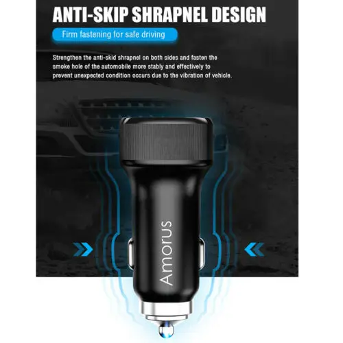 36 Вт QC 3 0 быстрое автомобильное зарядное устройство адаптер двойной USB для iPhone 7 8 X