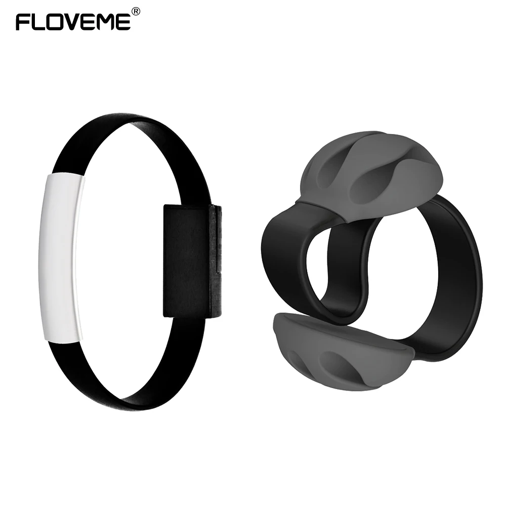 FLOVEME Micro USB font b Cable b font font b Winder b font Phone USB font