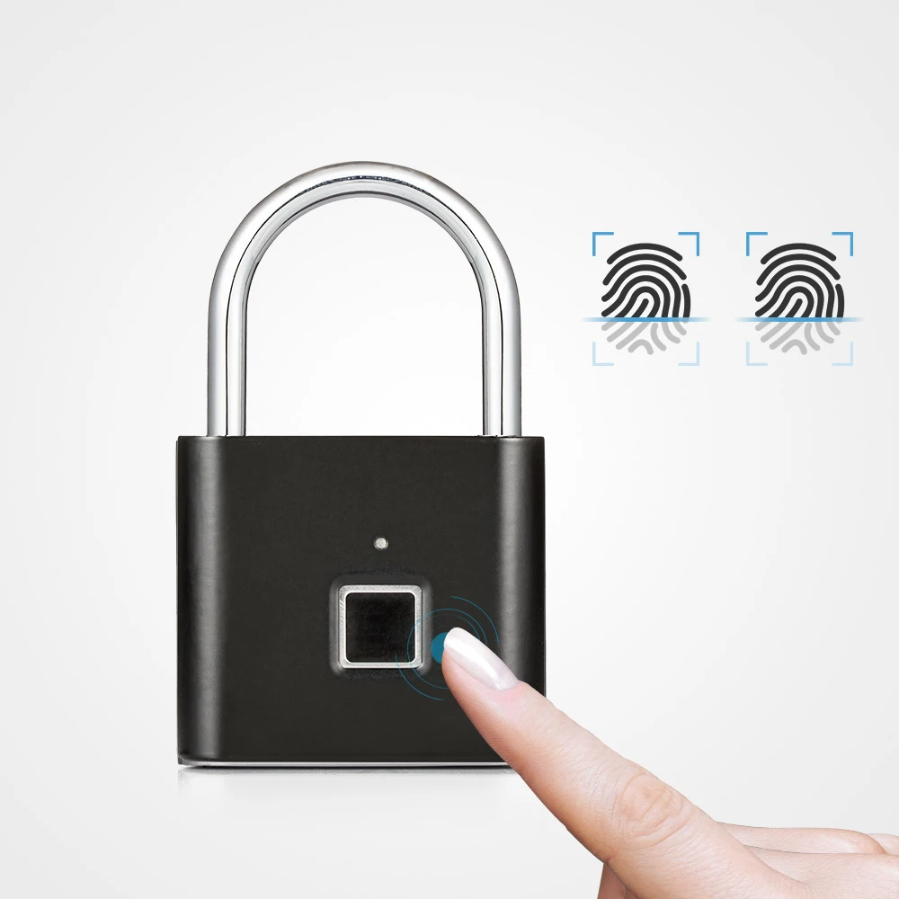 USB Rechargeable Smart Keyless Electronic Fingerprint Lock Home Anti