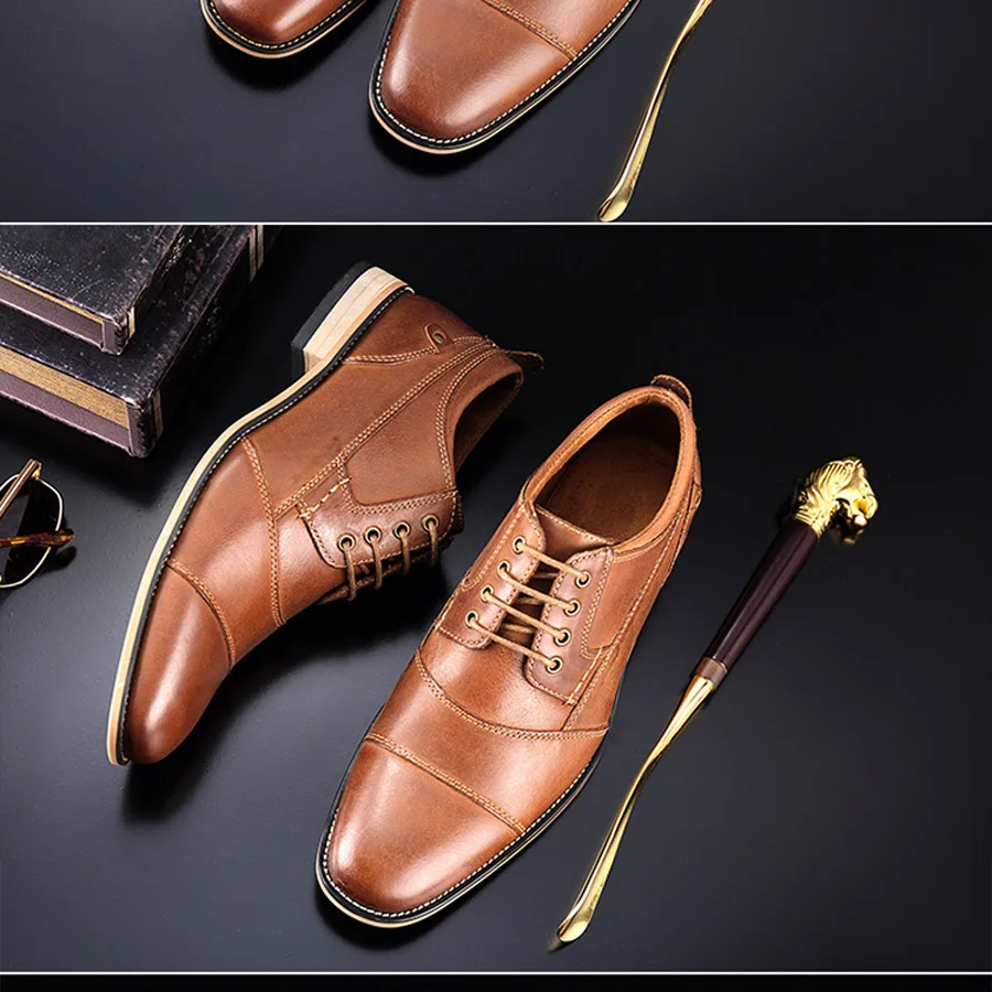 Genuíno Oxfords Sapatos Casuais Clássico de Três Cores Tamanho 7.5 -13