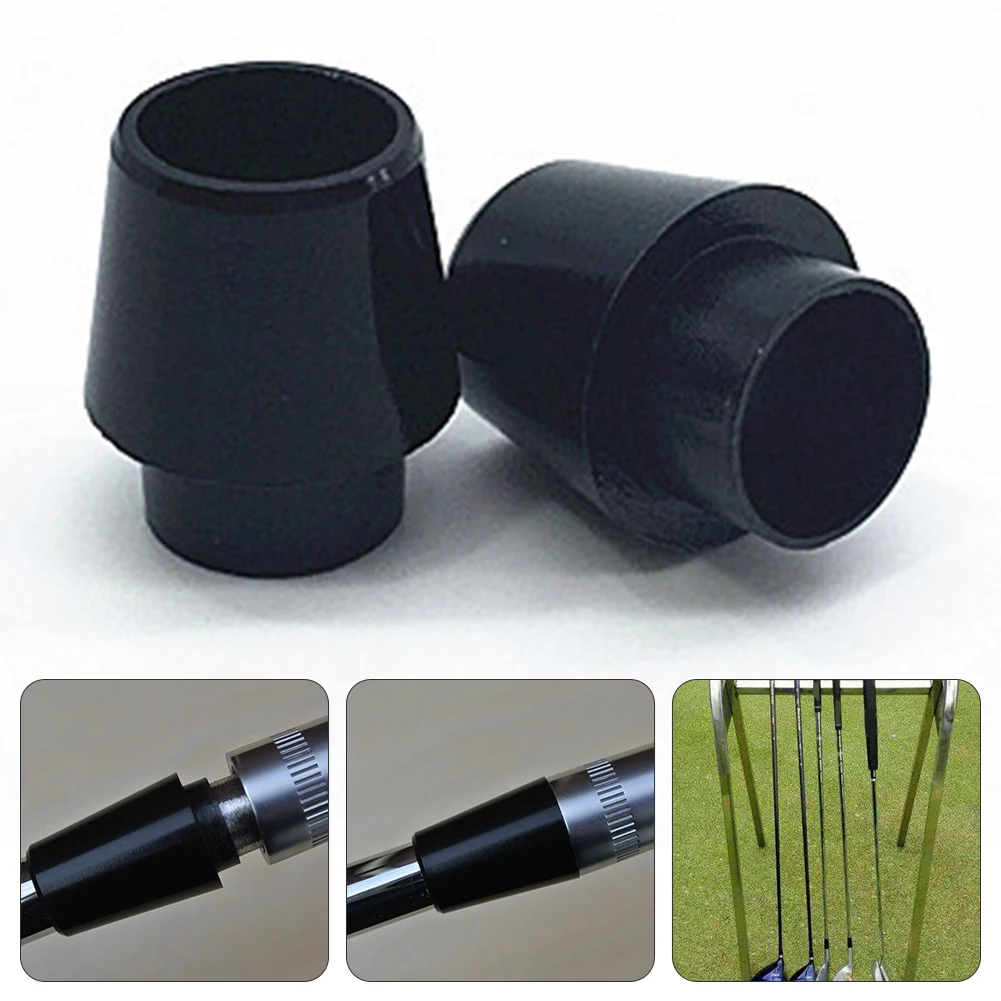 

12pcs Spare Plastic Replacement Iron Shafts Shaft Sleeve Black Easy Use Golf Ferrules Accessories Lightweight Small Adapter