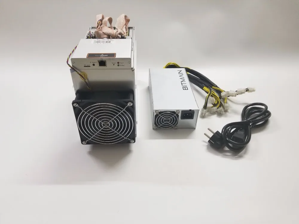 Б/у AntMiner T9 10,5 T Asic Bitcoin BCH BTC Miner 10500G с BITMAIN APW3++ 1600W PSU экономичный, чем S9 WhatsMiner M3X