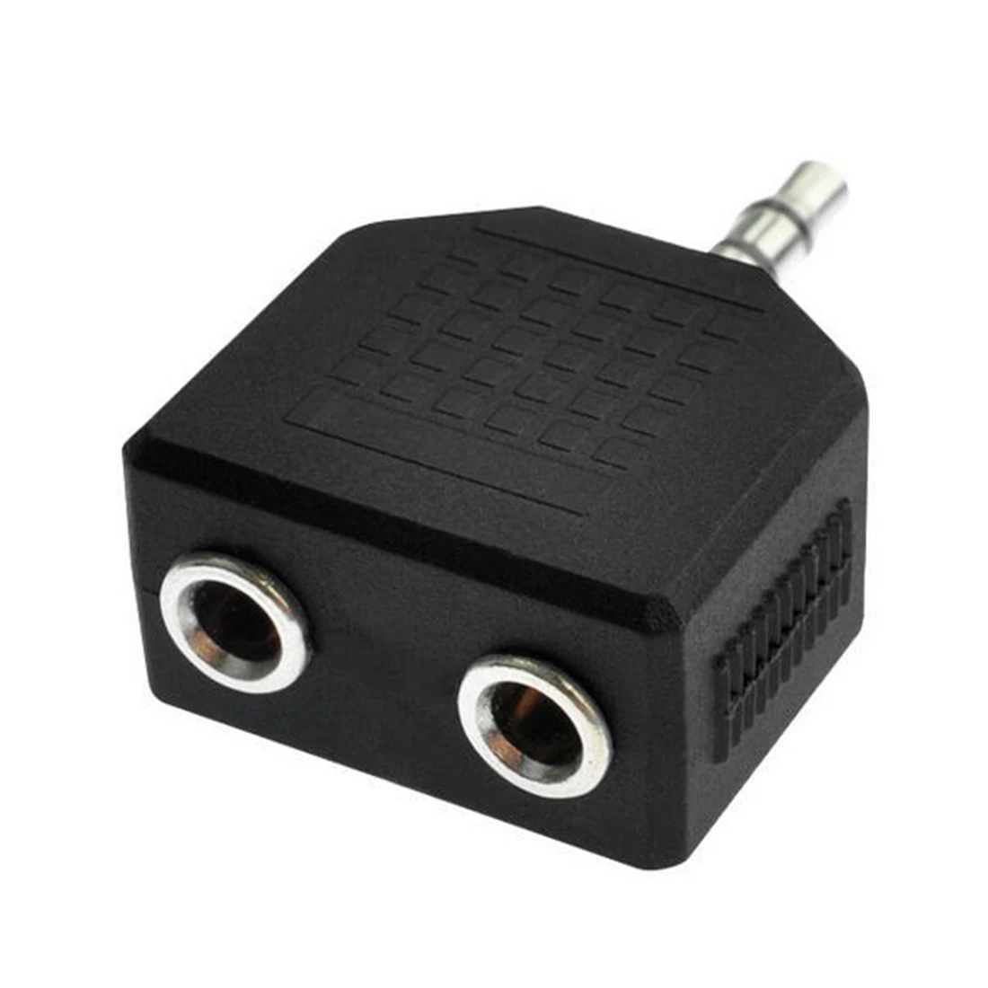

Wonderful Gift Black Color 3.5mm 1 Male to 2 Female Double Earphone Headphone Y Splitter Cable Cord Adapter Plug for MP3 Phone