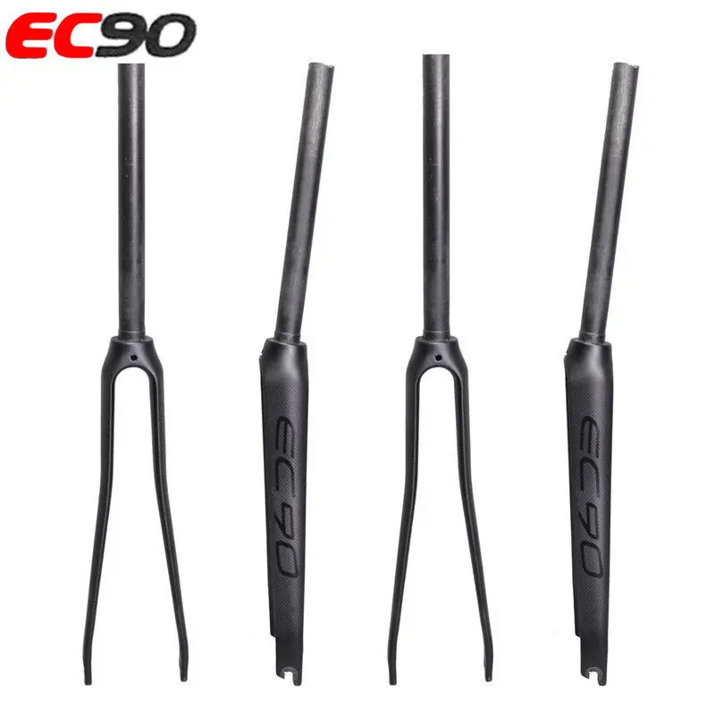 EC90 Superlight Carbon Fiber 700C Road Bike Bicycle Fork 1-1//8/" Threadless 100mm