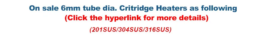 LJXH нагревательный элемент с пьезокерамической головкой 6x50 мм/0,236x1,9" электрический нагревательный элемент 80 Вт/100 Вт/120 Вт Плесень Нагревательный элемент(10 шт./партия