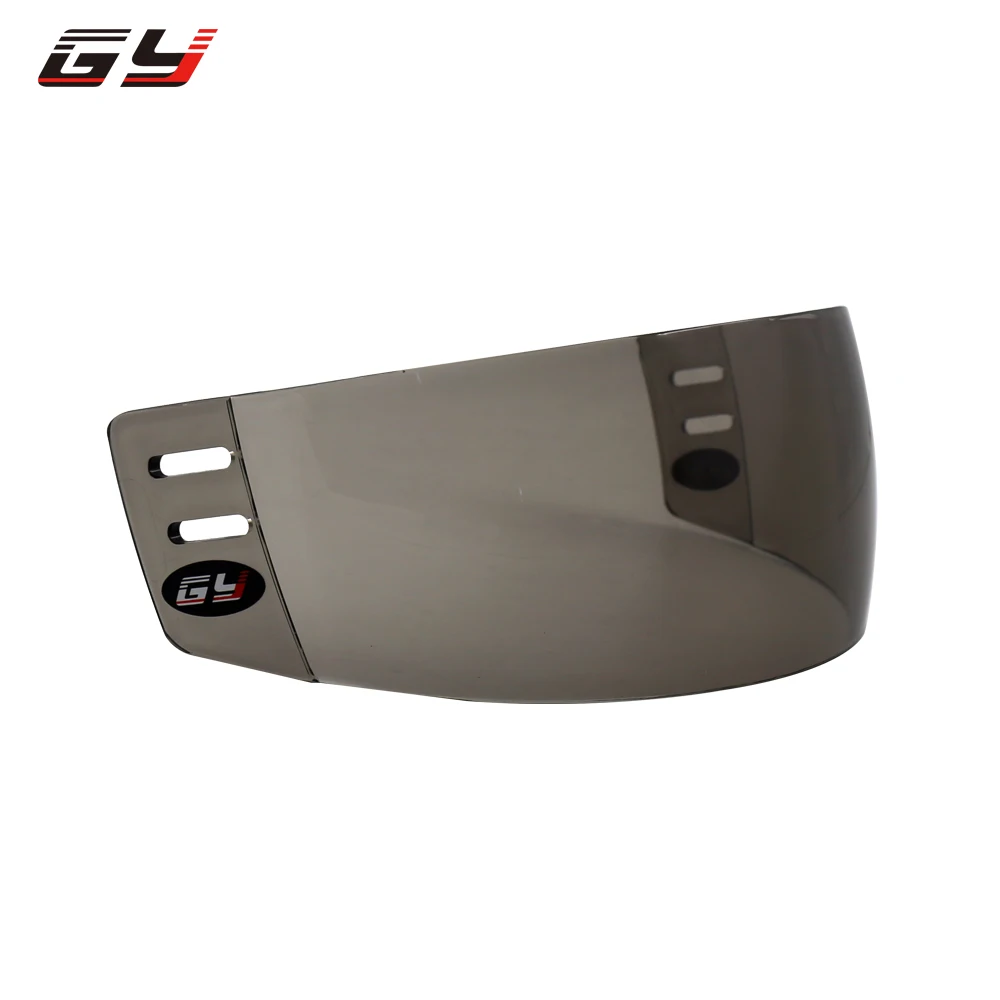 

New Arrival Smoke Tint Inside Anti-fog and Outside Anti-scratch Visor for Hockey Sports Helmet